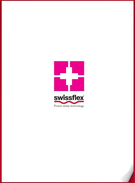 Swissflex Bridge 22,14,12,lattenbodem en geltex inside matrassen, slaapcomfort uit zwitserland, finest sleep technology, brochure, dealer slaapkenner theo bot zwaag, goed slapen,whiplash klachten